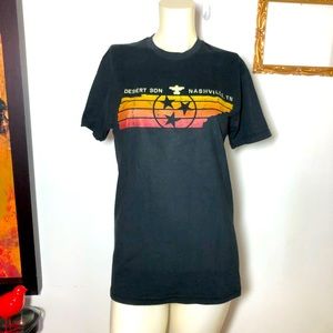 Nashville Flag & Anthem Desert Son TeeShirt Size Small Soft Cotton Blend